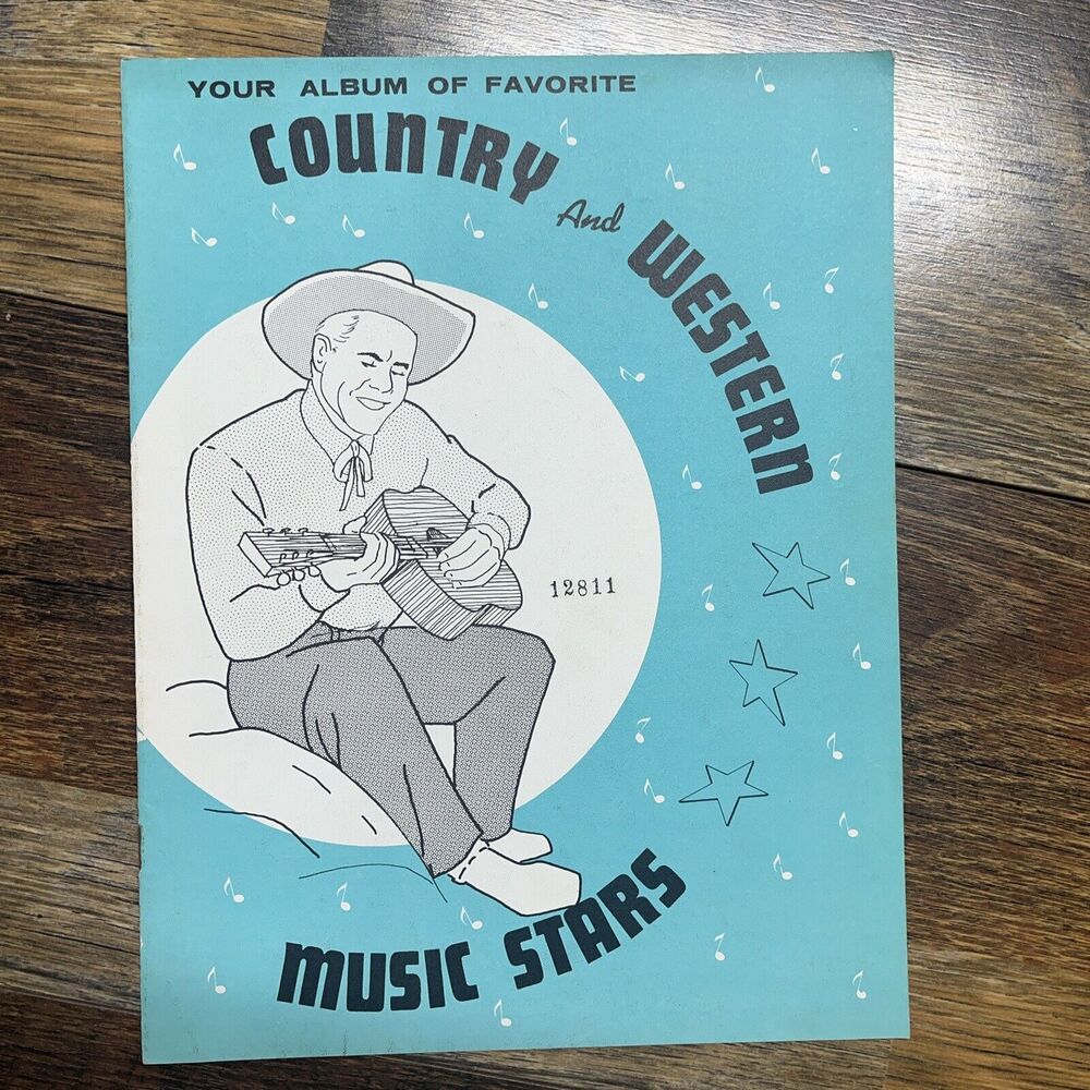 Red Foley, Justin Tubb, And Leon Douglas Autographed Country Booklet NO COA